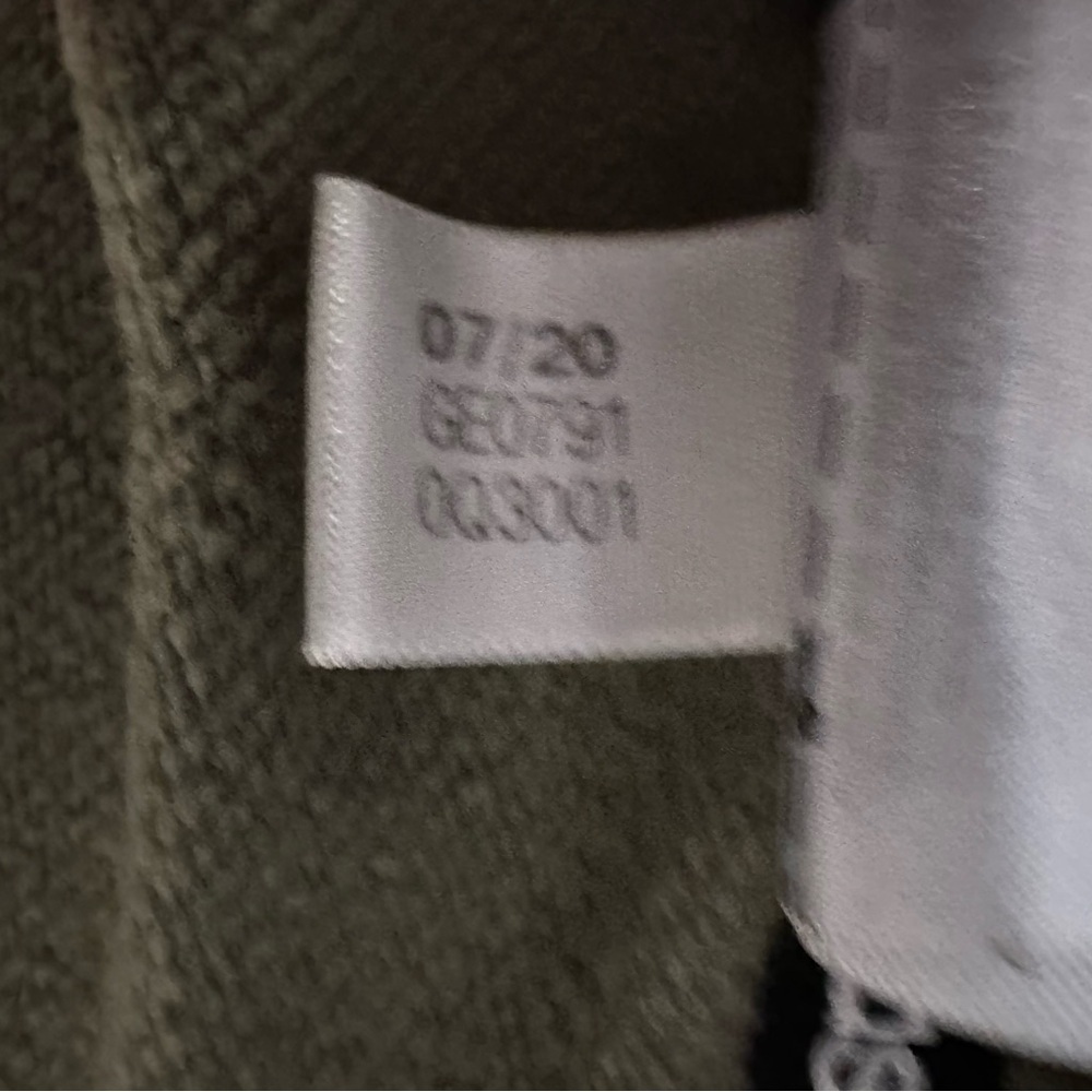 Adidas Men’s Crewneck Sweatshirt Olive Green Size M 3-Stripes Pullover - Picture 11 of 11